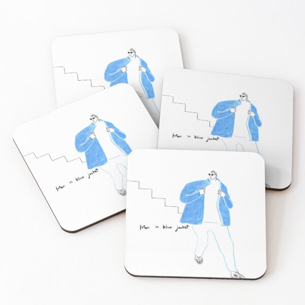 Item preview, man in blue jacket designed and sold by minigold.