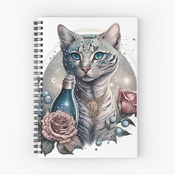 Item preview, Sparkling White Bengal Cat designed and sold by Nocturne  Paws.