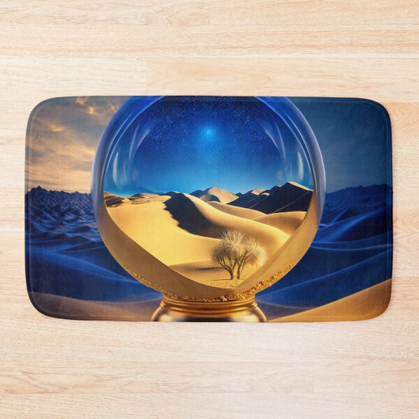 Item preview, Fantasy Landscape Art, Blue and Gold designed and sold by Fantasy Masterpiece.