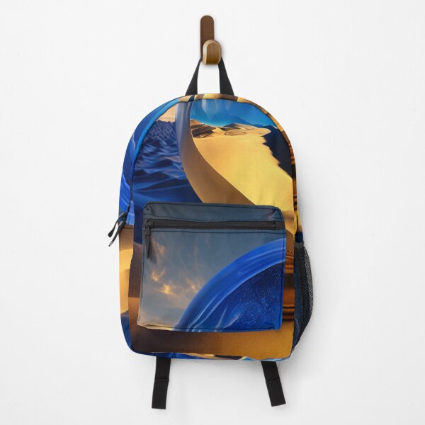 Item preview, Fantasy Landscape Art, Blue and Gold designed and sold by Fantasy Masterpiece.