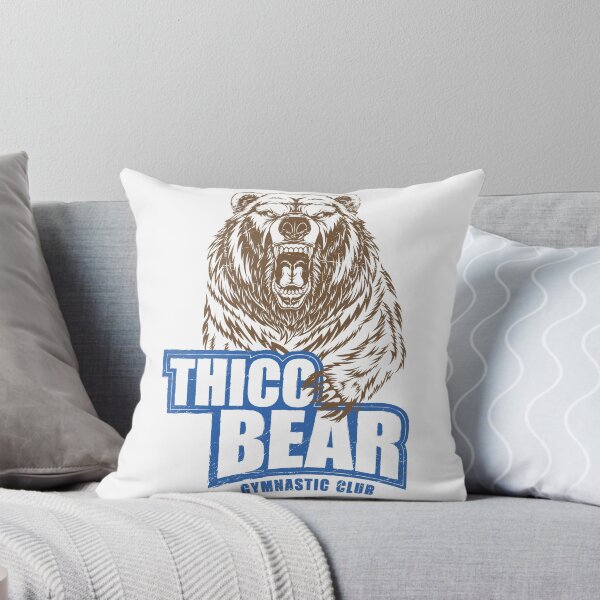 Item preview, THICC Bear Gymnastic Club - Brown/Blue designed and sold by THICC BEAR.