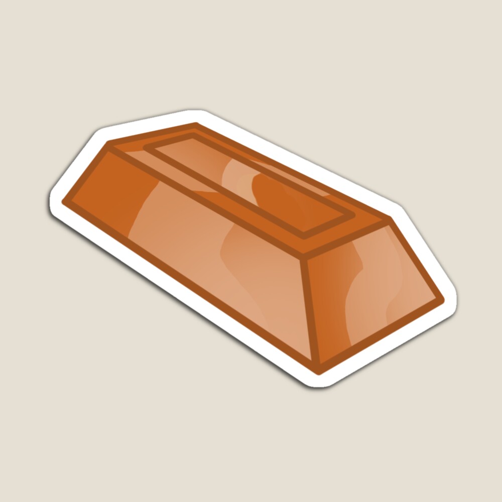 Dank Copper Ingot Sticker for Sale by DankLoot