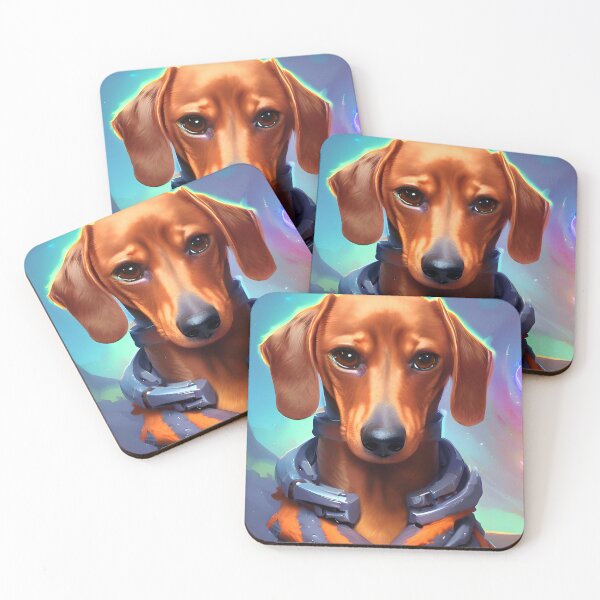 Item preview, Dachshund in Space designed and sold by Aww_To_Z Animals.