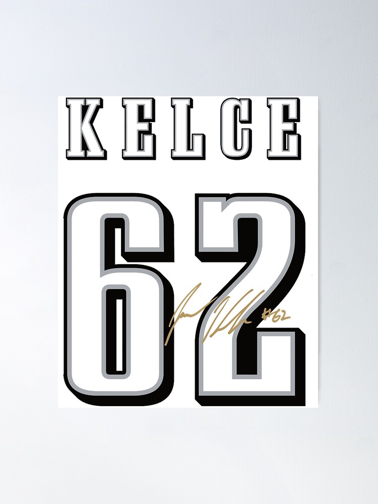 Jason Kelce Jersey Poster for Sale by NewesZone