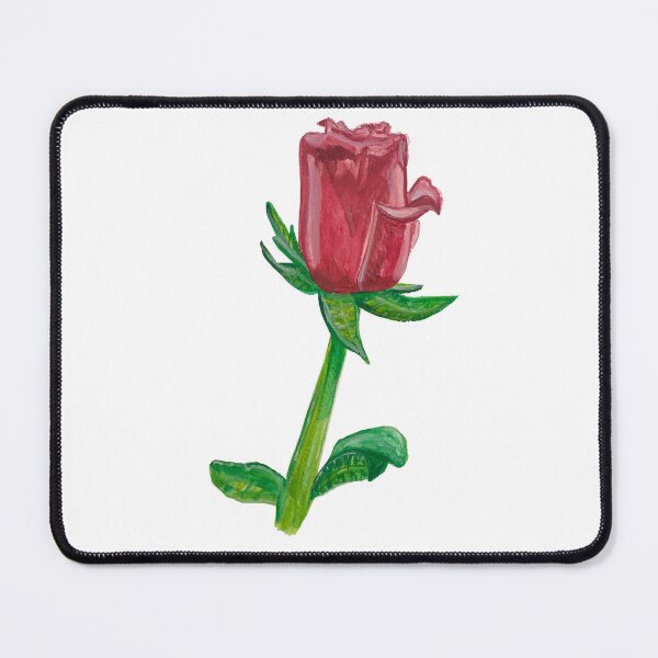 Item preview, Red rose in gouache designed and sold by altairaleon.