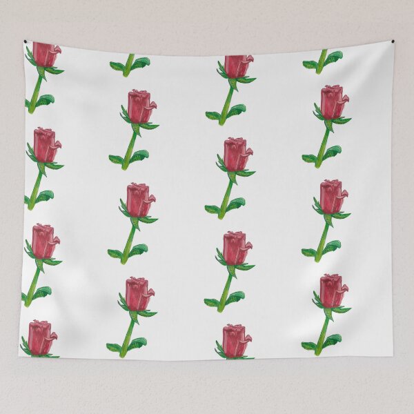 Item preview, Red rose in gouache designed and sold by altairaleon.