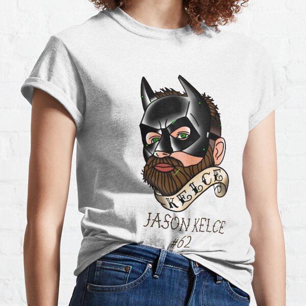 Jason Kelce Batman Under The Moon Philadelphia Eagles Shirt Ladies Tee