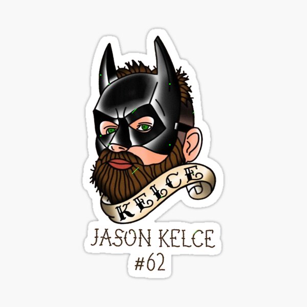 Philadelphia Eagles Jason Kelce Batman signature ornament