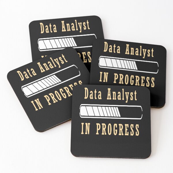Item preview, Data Analyst IN PROGRESS designed and sold by ZEDSOU ⭐⭐⭐⭐⭐.