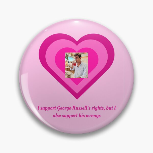 Item preview, I support George Russell’s rights designed and sold by Motorsport stickers.