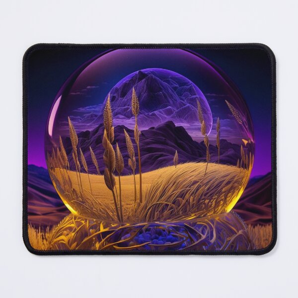 Item preview, Fantasy Landscape Art, Purple Mountains designed and sold by Fantasy Masterpiece.