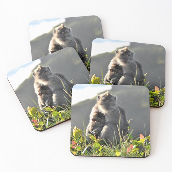 Item preview, The Royal Ascent: A Monkey and Her Baby at the Top of the Balinese Volcano designed and sold by franck380.