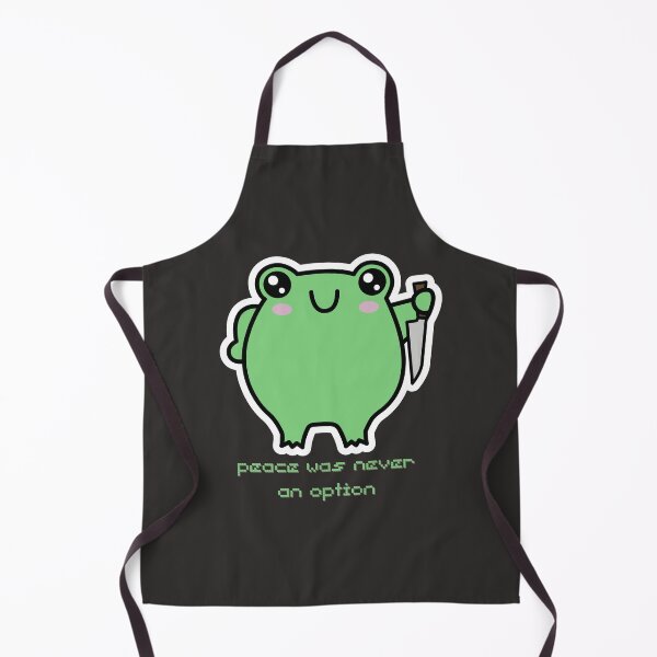 Item preview, Peace Was Never An Option Frog designed and sold by Arcane Orchid.