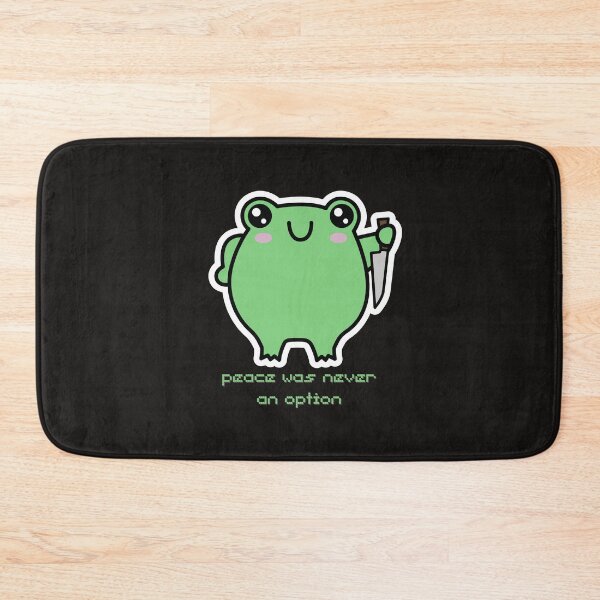 Item preview, Peace Was Never An Option Frog designed and sold by Arcane Orchid.