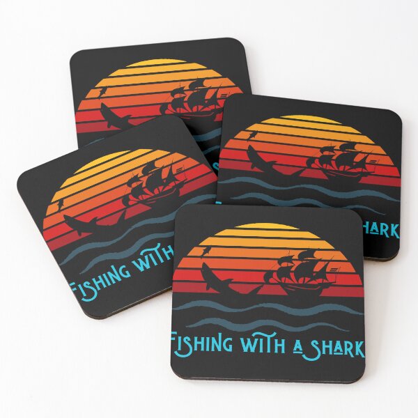 Item preview, Fishing with a shark designed and sold by azizbenmed.
