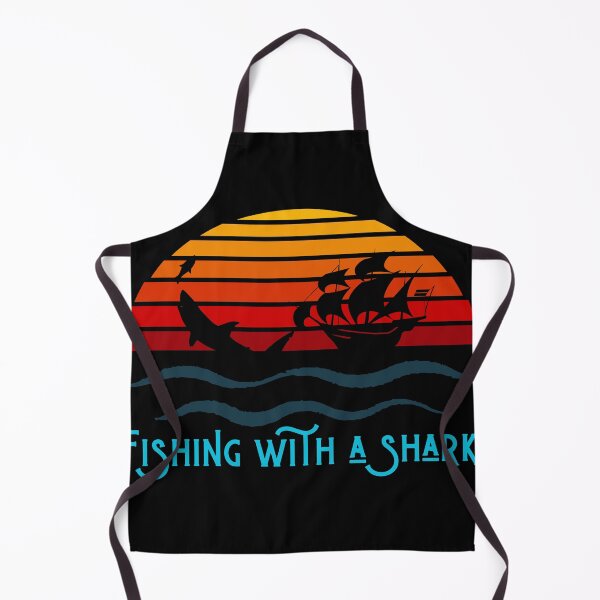 Item preview, Fishing with a shark designed and sold by azizbenmed.