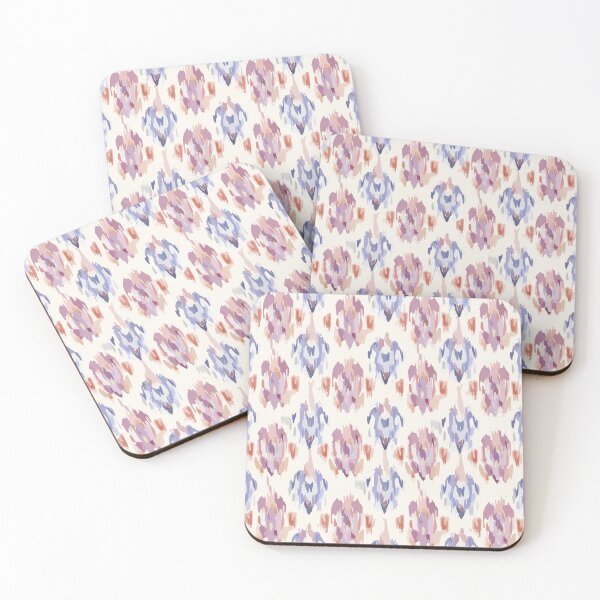 Item preview, Soft pastel Vintage ikat pattern designed and sold by lkanisa.