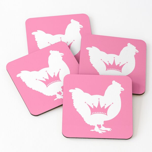 Item preview, Chicken Lover - LGBTQ Drag Pride Flag Heart 02 really pink designed and sold by Puddmuppy.