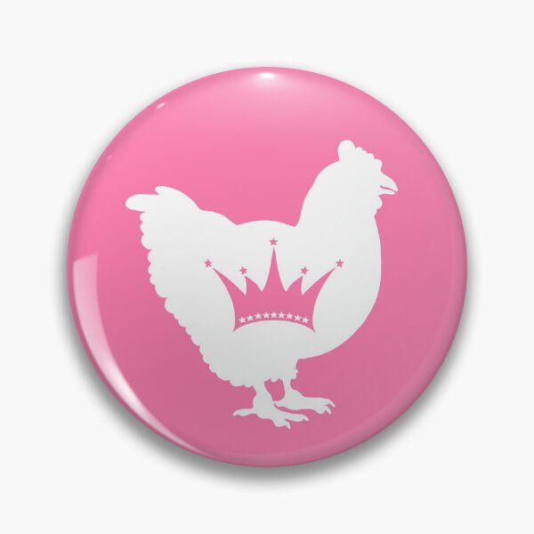 Item preview, Chicken Lover - LGBTQ Drag Pride Flag Heart 02 really pink designed and sold by Puddmuppy.