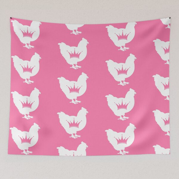 Item preview, Chicken Lover - LGBTQ Drag Pride Flag Heart 02 really pink designed and sold by Puddmuppy.