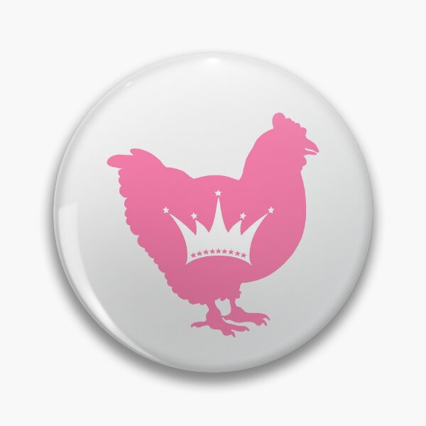Item preview, Chicken Lover - LGBTQ Drag Pride Flag Heart 02 reverse pink designed and sold by Puddmuppy.