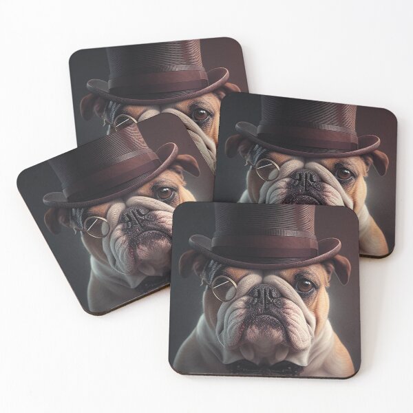 Item preview, stylish bulldog designed and sold by AloneARTS.