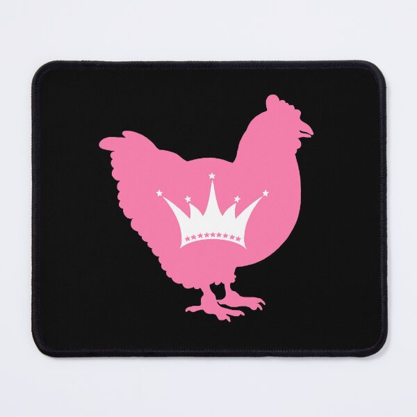 Item preview, Chicken Lover - LGBTQ Drag Pride Flag Heart 02 black and pink designed and sold by Puddmuppy.