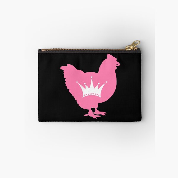Item preview, Chicken Lover - LGBTQ Drag Pride Flag Heart 02 black and pink designed and sold by Puddmuppy.
