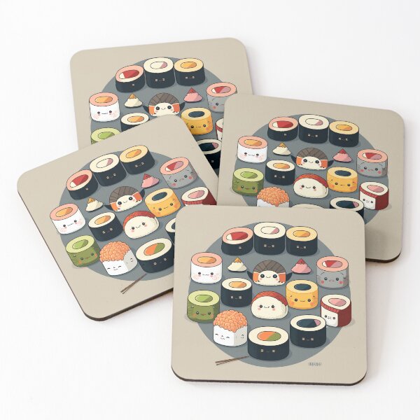 Item preview, Cute Sushi Rolls designed and sold by LinearDimension.
