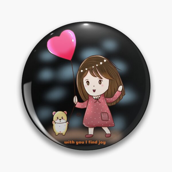 Item preview, Chibi Girl | Hamster Lover - Me and my hamster designed and sold by FennyWijayaMomo.