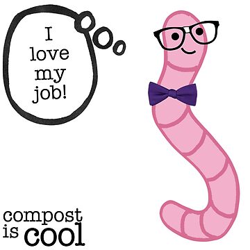 Artwork thumbnail, compost worm (nerd) by mystudiocreate
