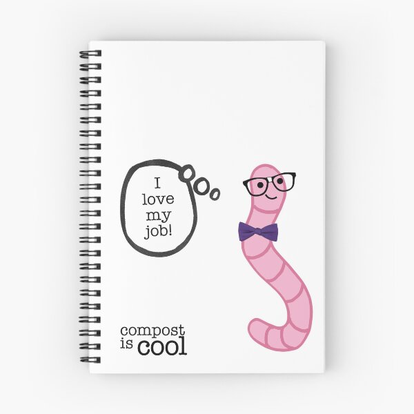 Item preview, compost worm (nerd) designed and sold by mystudiocreate.