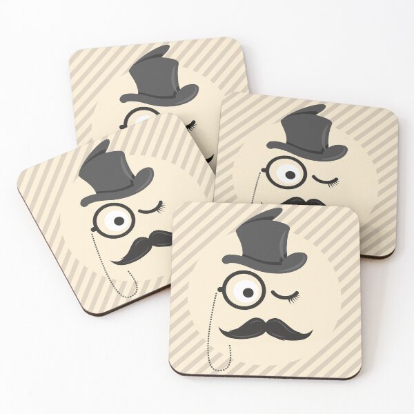 Aperçu de l'œuvre Monsieur monocle avec un chapeau haut de forme arborant une tash créée et vendue par ThundRDownunder.