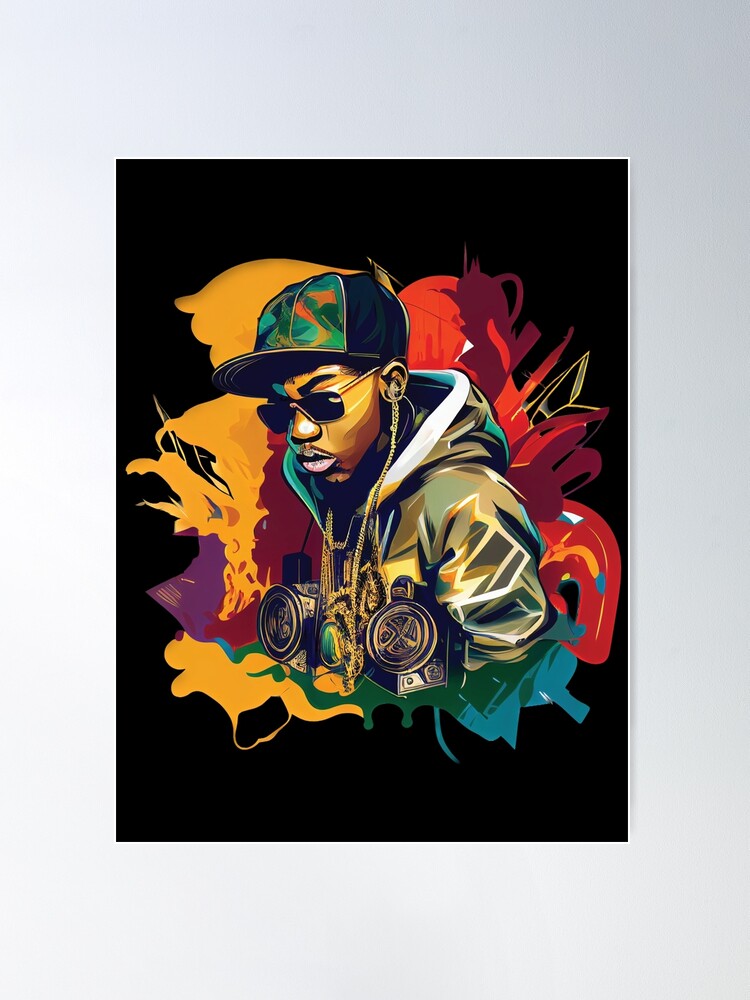 Dj Retro Skull Png, Urban Sublimation Design, Graffiti