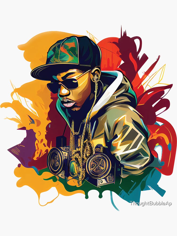 Hip Hop and Rap Street Art and Graffiti Style Vibing and