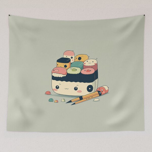 Item preview, Cute Sushi Rolls designed and sold by LinearDimension.