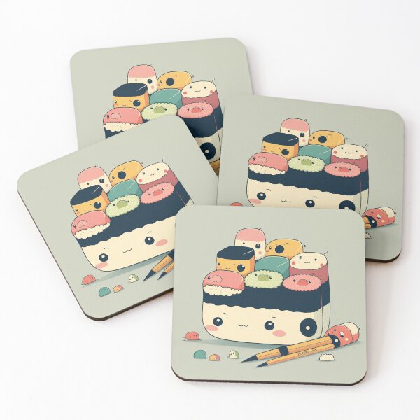 Item preview, Cute Sushi Rolls designed and sold by LinearDimension.