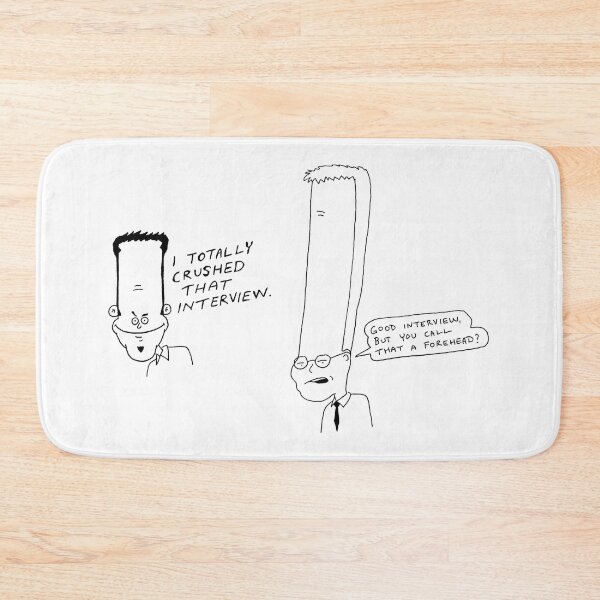 Item preview, Forehead Inc. Has Strict Expectations / Pen Drawing by Josh Valentine designed and sold by YeahWellDesigns.