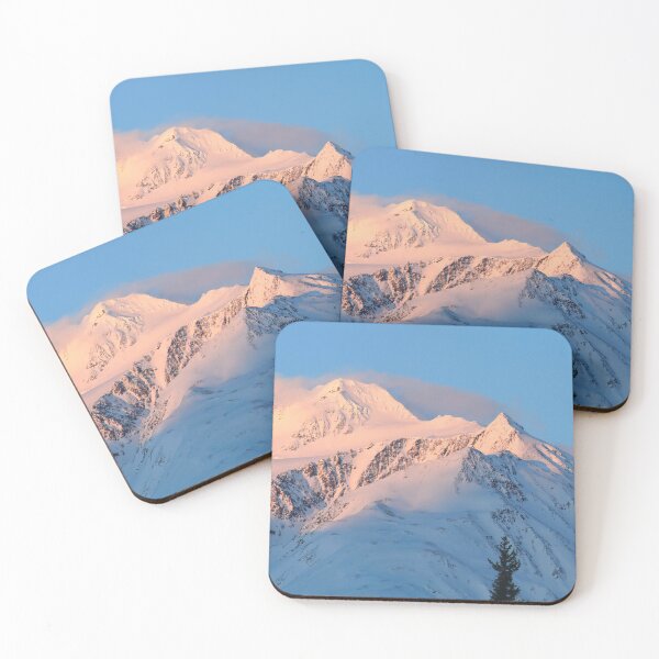 Item preview, Red peaks of Girdwood II designed and sold by zumi.