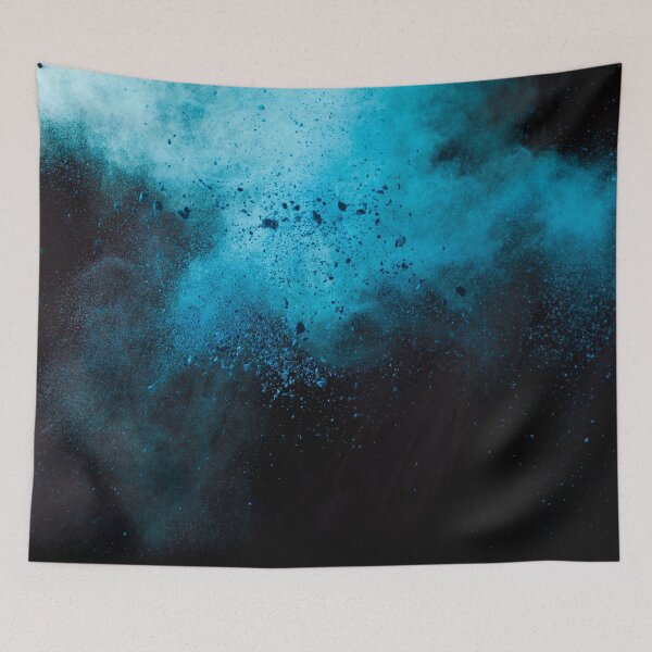 Item preview, Blue powder aesthetic print designed and sold by Kashear.