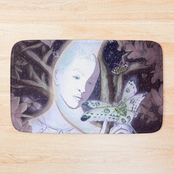 Item preview, The Moon and Her Moths Colour Version designed and sold by ECMazur Art.