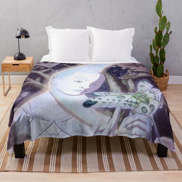 Item preview, The Moon and Her Moths Colour Version designed and sold by ECMazur Art.