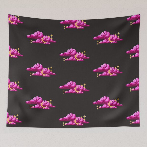 Item preview, Aesthetic Pixel Sunset in Hot Pink designed and sold by Arcane Orchid.