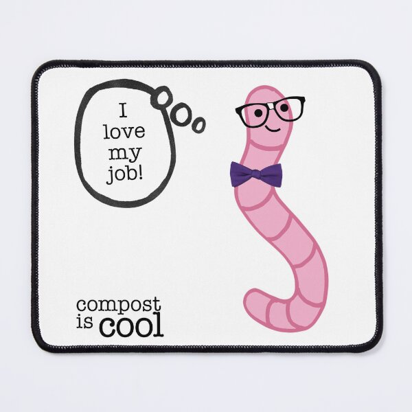 Item preview, compost worm (nerd) designed and sold by mystudiocreate.