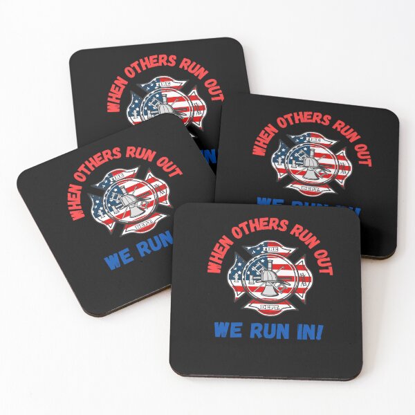 Item preview, When Other Run Out We Run In, Firefighter, Fireman, Hero, Heroes, Fire Department, Firemen, Firefighter Love, Proud Firefighter, Firefighter Super Hero, Firefighter Husband, Firefighter Boyfriend designed and sold by CreativeBuys.
