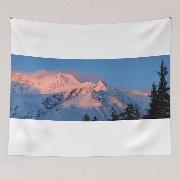 Item preview, Red peaks of Girdwood III designed and sold by zumi.