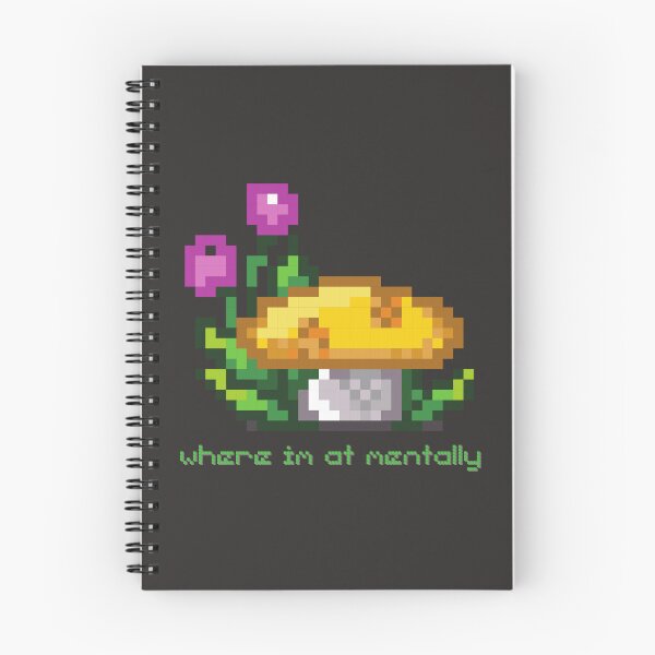 Item preview, Pixel Mushrooms Meme. Mental Health designed and sold by Arcane Orchid.