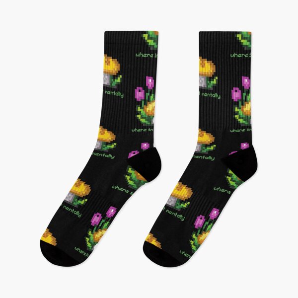Item preview, Pixel Mushrooms Meme. Mental Health designed and sold by Arcane Orchid.