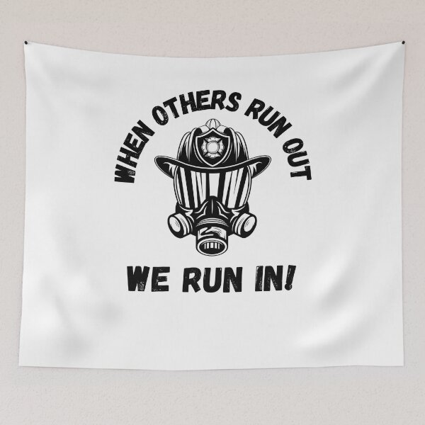 Item preview, When Other Run Out We Run In, Firefighter, Fireman, Hero, Heroes, Fire Department, Firemen, Firefighter Love, Proud Firefighter, Firefighter Super Hero, Firefighter Husband, Firefighter Boyfriend designed and sold by CreativeBuys.