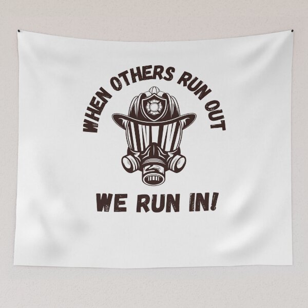 Item preview, When Other Run Out We Run In, Firefighter, Fireman, Hero, Heroes, Fire Department, Firemen, Firefighter Love, Proud Firefighter, Firefighter Super Hero, Firefighter Husband, Firefighter Boyfriend designed and sold by CreativeBuys.